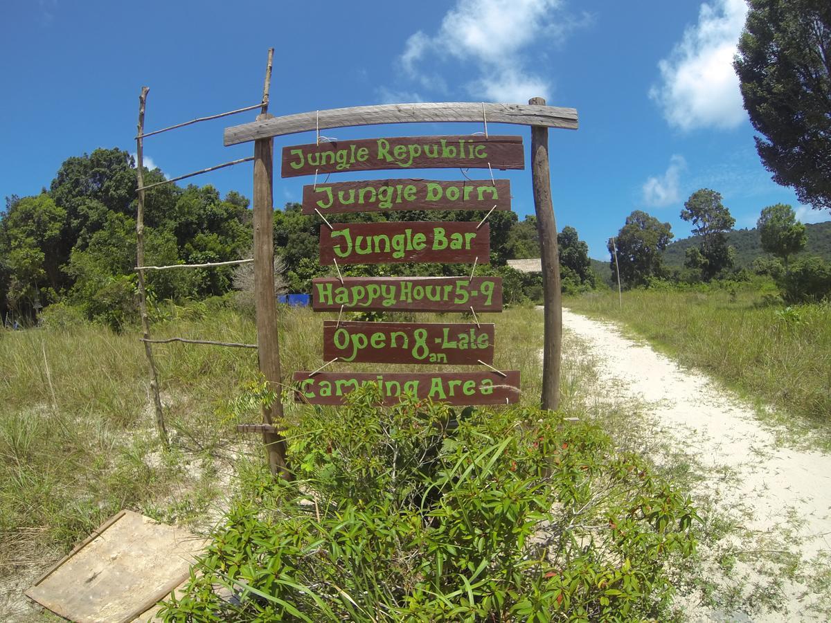 Hostel Jungle Republic Koh Rong Sanloem Exterior foto