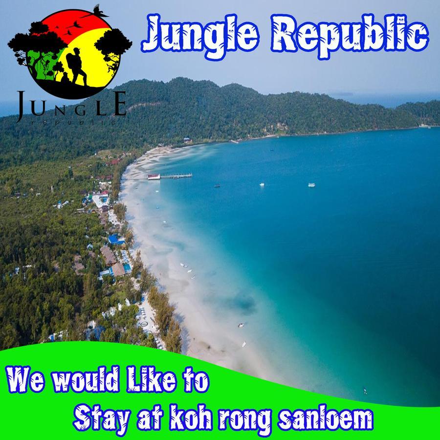 Hostel Jungle Republic Koh Rong Sanloem Exterior foto
